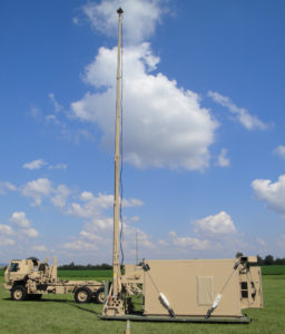 Deployed IBCS engagement operations center shelter